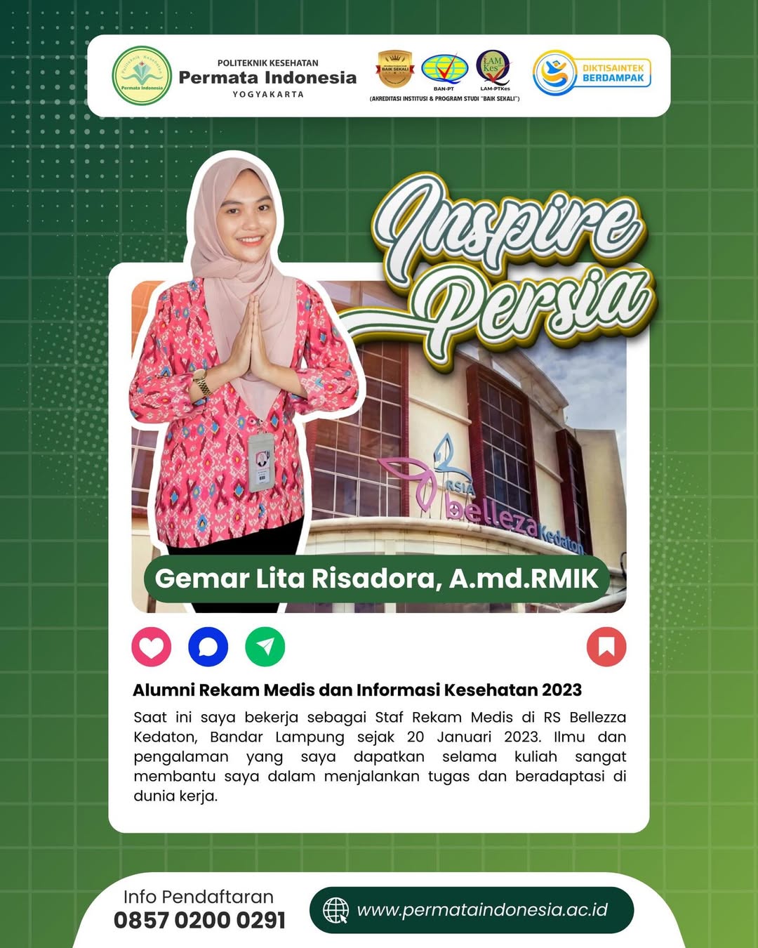 Gemar Lita Risadora - Alumni Rekam Medis