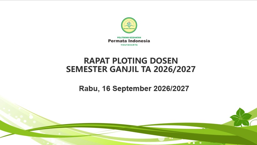 Poltekkes Permata Indonesia Yogyakarta Gelar Rapat Koordinasi Persiapan Semester Ganjil dan Ploting Dosen TA 2026/2027